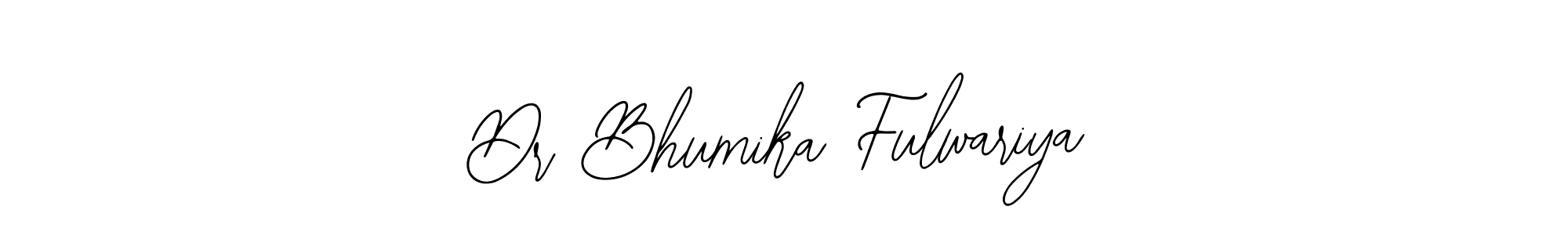 This is the best signature style for the Dr Bhumika Fulwariya name. Also you like these signature font (Bearetta-2O07w). Mix name signature. Dr Bhumika Fulwariya signature style 12 images and pictures png
