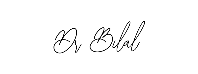 You should practise on your own different ways (Bearetta-2O07w) to write your name (Dr Bilal) in signature. don't let someone else do it for you. Dr Bilal signature style 12 images and pictures png