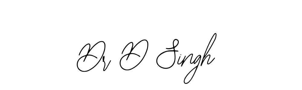 Design your own signature with our free online signature maker. With this signature software, you can create a handwritten (Bearetta-2O07w) signature for name Dr D Singh. Dr D Singh signature style 12 images and pictures png