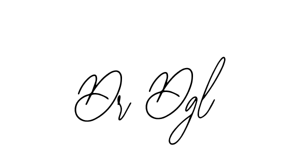 Design your own signature with our free online signature maker. With this signature software, you can create a handwritten (Bearetta-2O07w) signature for name Dr Dgl. Dr Dgl signature style 12 images and pictures png