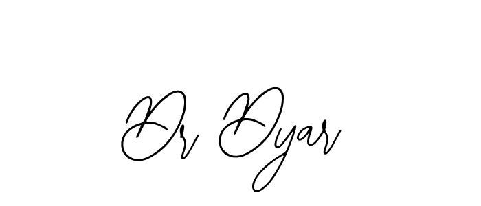 Also we have Dr Dyar name is the best signature style. Create professional handwritten signature collection using Bearetta-2O07w autograph style. Dr Dyar signature style 12 images and pictures png