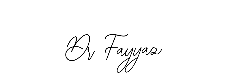 Use a signature maker to create a handwritten signature online. With this signature software, you can design (Bearetta-2O07w) your own signature for name Dr Fayyaz. Dr Fayyaz signature style 12 images and pictures png