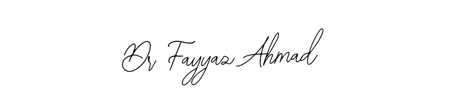 if you are searching for the best signature style for your name Dr Fayyaz Ahmad. so please give up your signature search. here we have designed multiple signature styles  using Bearetta-2O07w. Dr Fayyaz Ahmad signature style 12 images and pictures png