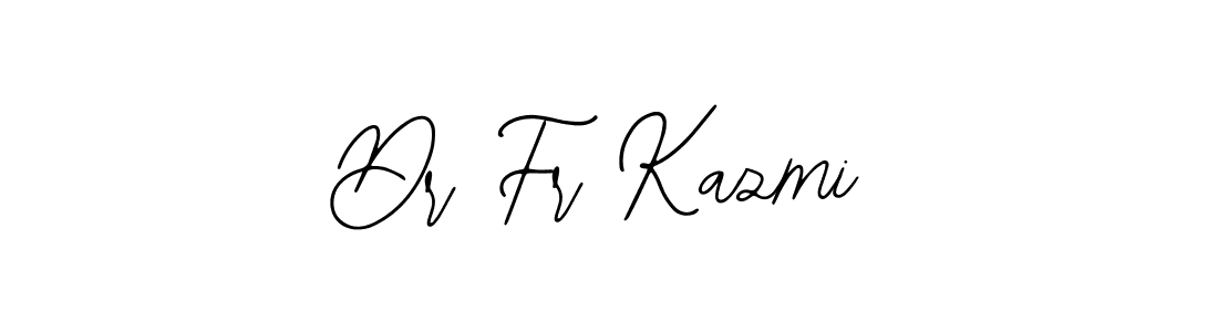 if you are searching for the best signature style for your name Dr Fr Kazmi. so please give up your signature search. here we have designed multiple signature styles  using Bearetta-2O07w. Dr Fr Kazmi signature style 12 images and pictures png