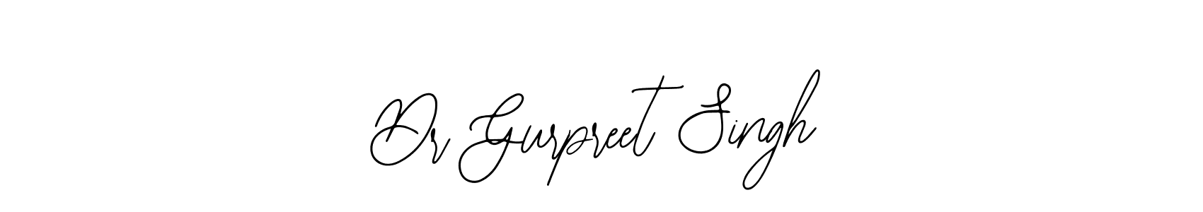 You should practise on your own different ways (Bearetta-2O07w) to write your name (Dr Gurpreet Singh) in signature. don't let someone else do it for you. Dr Gurpreet Singh signature style 12 images and pictures png