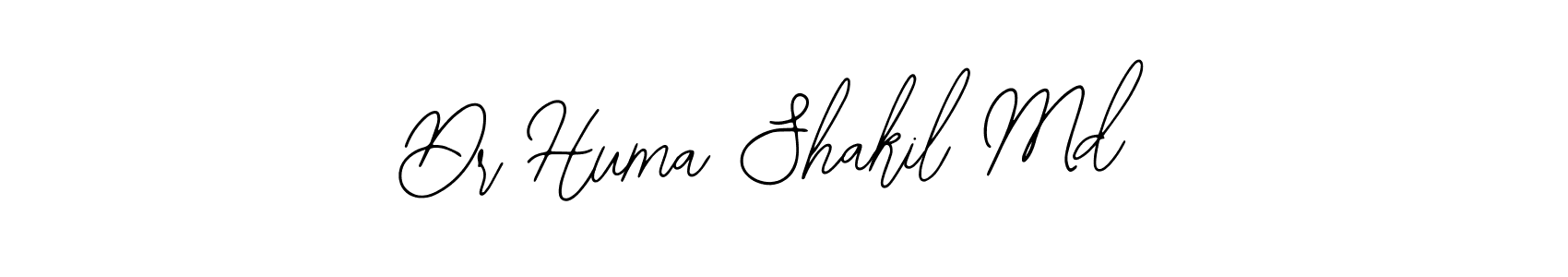 This is the best signature style for the Dr Huma Shakil Md name. Also you like these signature font (Bearetta-2O07w). Mix name signature. Dr Huma Shakil Md signature style 12 images and pictures png