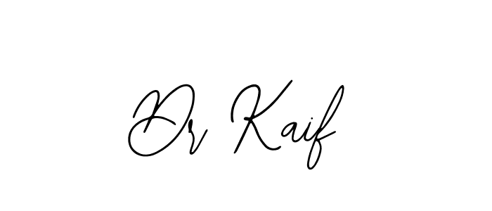 Use a signature maker to create a handwritten signature online. With this signature software, you can design (Bearetta-2O07w) your own signature for name Dr Kaif. Dr Kaif signature style 12 images and pictures png