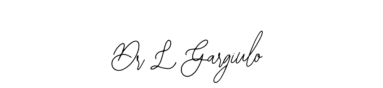 How to Draw Dr L Gargiulo signature style? Bearetta-2O07w is a latest design signature styles for name Dr L Gargiulo. Dr L Gargiulo signature style 12 images and pictures png