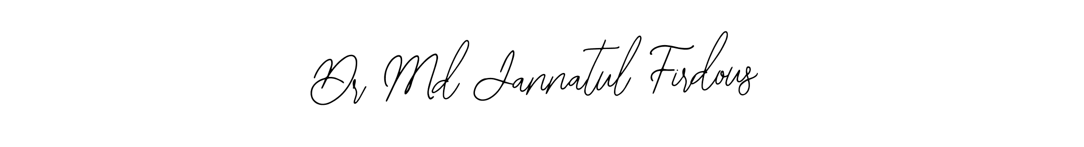 It looks lik you need a new signature style for name Dr Md Jannatul Firdous. Design unique handwritten (Bearetta-2O07w) signature with our free signature maker in just a few clicks. Dr Md Jannatul Firdous signature style 12 images and pictures png