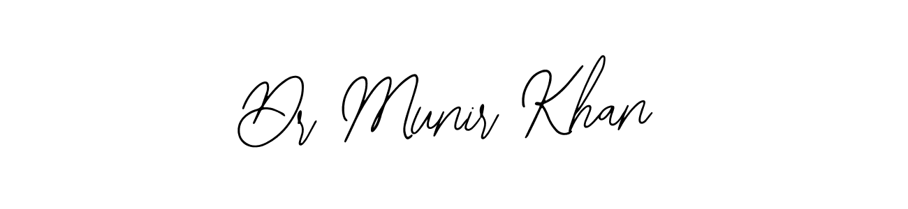 The best way (Bearetta-2O07w) to make a short signature is to pick only two or three words in your name. The name Dr Munir Khan include a total of six letters. For converting this name. Dr Munir Khan signature style 12 images and pictures png