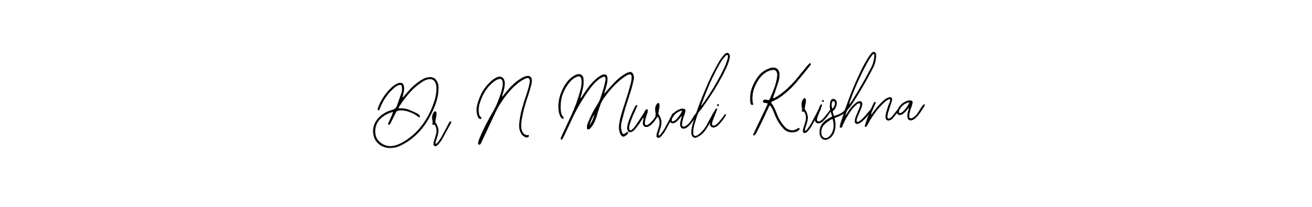 The best way (Bearetta-2O07w) to make a short signature is to pick only two or three words in your name. The name Dr N Murali Krishna include a total of six letters. For converting this name. Dr N Murali Krishna signature style 12 images and pictures png