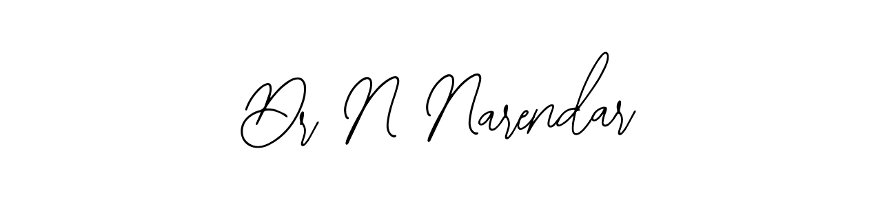 The best way (Bearetta-2O07w) to make a short signature is to pick only two or three words in your name. The name Dr N Narendar include a total of six letters. For converting this name. Dr N Narendar signature style 12 images and pictures png