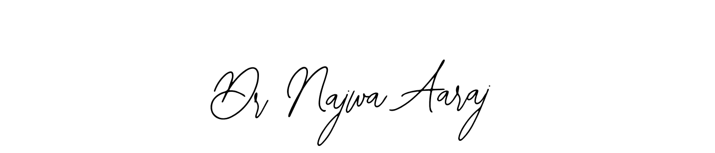 Make a short Dr Najwa Aaraj signature style. Manage your documents anywhere anytime using Bearetta-2O07w. Create and add eSignatures, submit forms, share and send files easily. Dr Najwa Aaraj signature style 12 images and pictures png