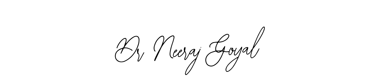 Also You can easily find your signature by using the search form. We will create Dr Neeraj Goyal name handwritten signature images for you free of cost using Bearetta-2O07w sign style. Dr Neeraj Goyal signature style 12 images and pictures png