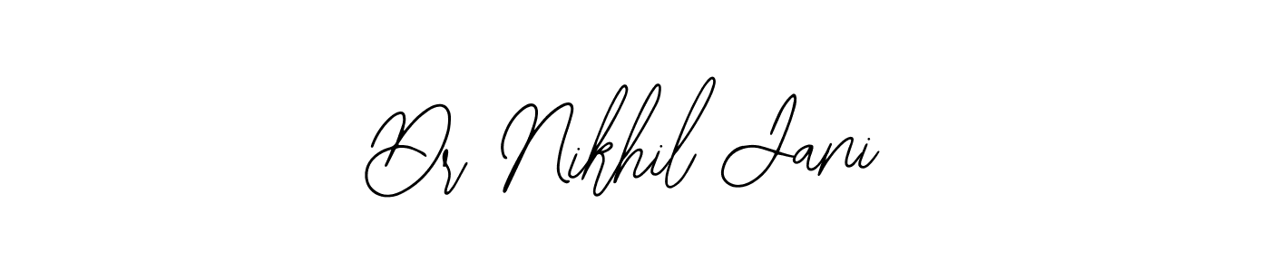 How to make Dr Nikhil Jani signature? Bearetta-2O07w is a professional autograph style. Create handwritten signature for Dr Nikhil Jani name. Dr Nikhil Jani signature style 12 images and pictures png