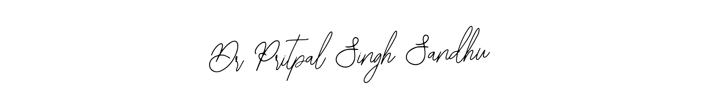 Design your own signature with our free online signature maker. With this signature software, you can create a handwritten (Bearetta-2O07w) signature for name Dr Pritpal Singh Sandhu. Dr Pritpal Singh Sandhu signature style 12 images and pictures png