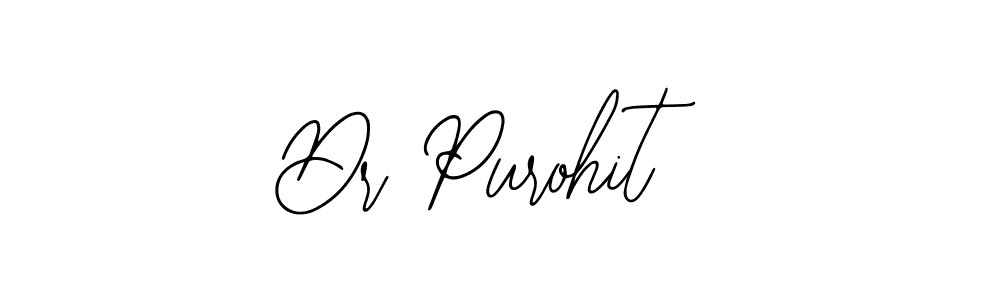 Design your own signature with our free online signature maker. With this signature software, you can create a handwritten (Bearetta-2O07w) signature for name Dr Purohit. Dr Purohit signature style 12 images and pictures png