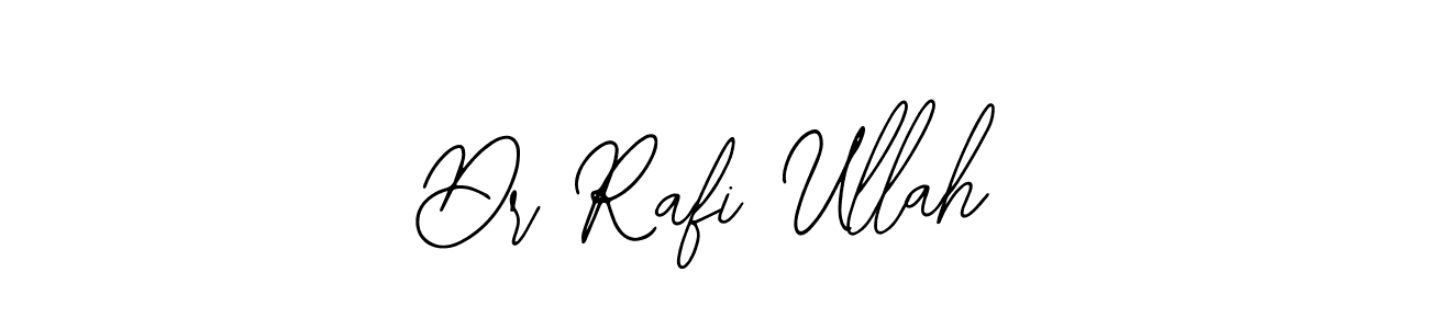 You should practise on your own different ways (Bearetta-2O07w) to write your name (Dr Rafi Ullah) in signature. don't let someone else do it for you. Dr Rafi Ullah signature style 12 images and pictures png