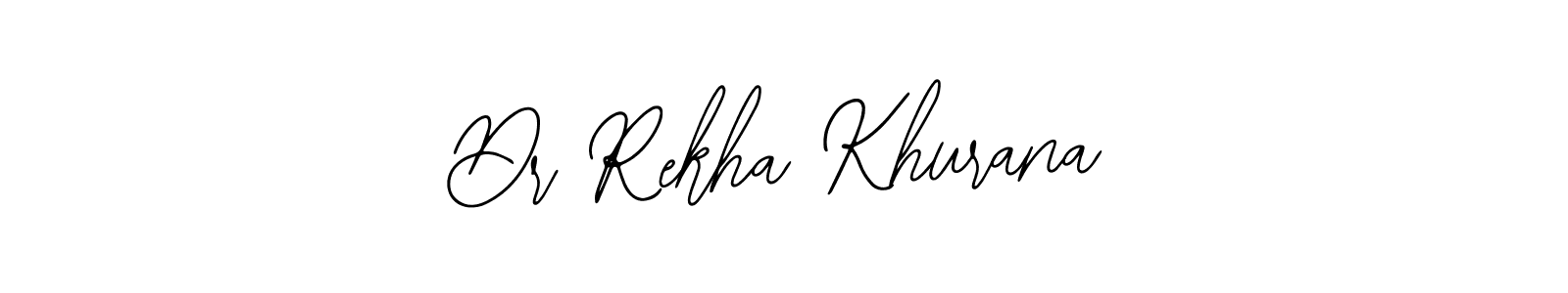 Design your own signature with our free online signature maker. With this signature software, you can create a handwritten (Bearetta-2O07w) signature for name Dr Rekha Khurana. Dr Rekha Khurana signature style 12 images and pictures png