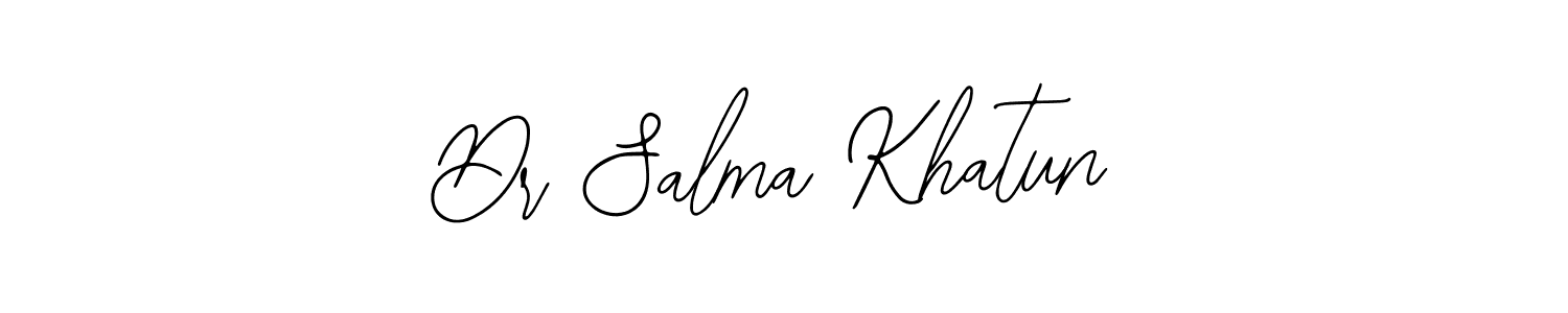 Make a beautiful signature design for name Dr Salma Khatun. With this signature (Bearetta-2O07w) style, you can create a handwritten signature for free. Dr Salma Khatun signature style 12 images and pictures png