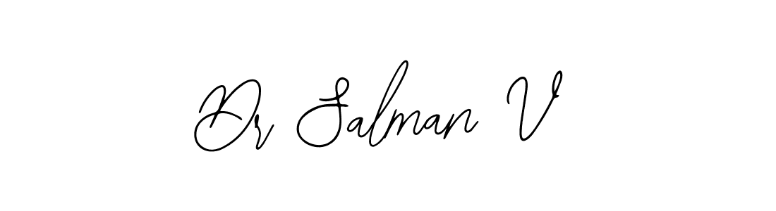 Also You can easily find your signature by using the search form. We will create Dr Salman V name handwritten signature images for you free of cost using Bearetta-2O07w sign style. Dr Salman V signature style 12 images and pictures png