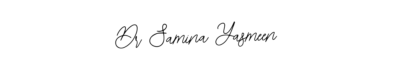 Bearetta-2O07w is a professional signature style that is perfect for those who want to add a touch of class to their signature. It is also a great choice for those who want to make their signature more unique. Get Dr Samina Yasmeen name to fancy signature for free. Dr Samina Yasmeen signature style 12 images and pictures png