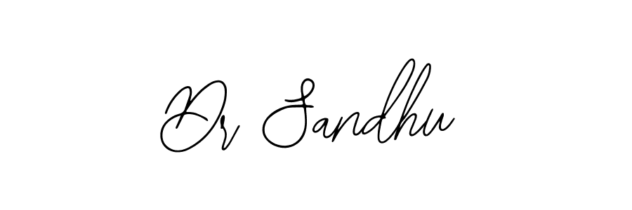 You should practise on your own different ways (Bearetta-2O07w) to write your name (Dr Sandhu) in signature. don't let someone else do it for you. Dr Sandhu signature style 12 images and pictures png