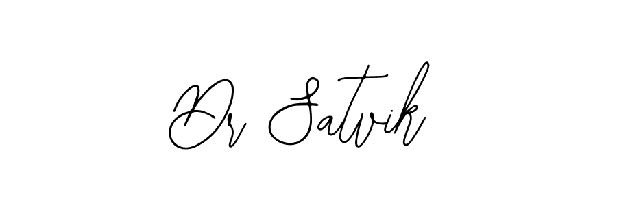 You should practise on your own different ways (Bearetta-2O07w) to write your name (Dr Satvik) in signature. don't let someone else do it for you. Dr Satvik signature style 12 images and pictures png