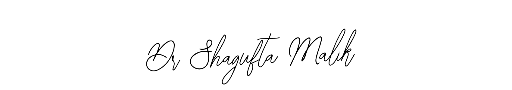 Bearetta-2O07w is a professional signature style that is perfect for those who want to add a touch of class to their signature. It is also a great choice for those who want to make their signature more unique. Get Dr Shagufta Malik name to fancy signature for free. Dr Shagufta Malik signature style 12 images and pictures png