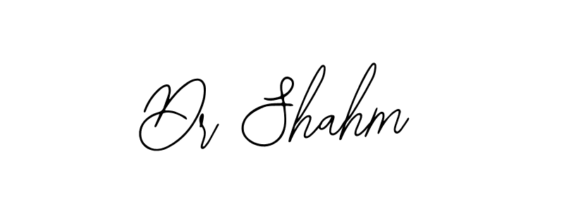 Design your own signature with our free online signature maker. With this signature software, you can create a handwritten (Bearetta-2O07w) signature for name Dr Shahm. Dr Shahm signature style 12 images and pictures png