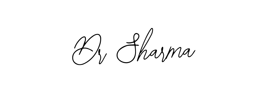 Use a signature maker to create a handwritten signature online. With this signature software, you can design (Bearetta-2O07w) your own signature for name Dr Sharma. Dr Sharma signature style 12 images and pictures png