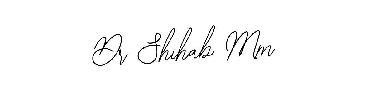 How to make Dr Shihab Mm name signature. Use Bearetta-2O07w style for creating short signs online. This is the latest handwritten sign. Dr Shihab Mm signature style 12 images and pictures png