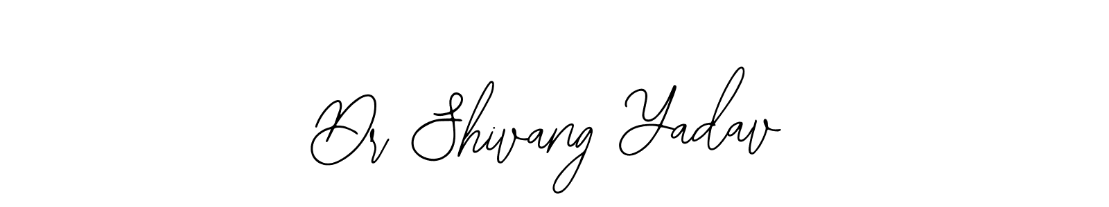 Create a beautiful signature design for name Dr Shivang Yadav. With this signature (Bearetta-2O07w) fonts, you can make a handwritten signature for free. Dr Shivang Yadav signature style 12 images and pictures png