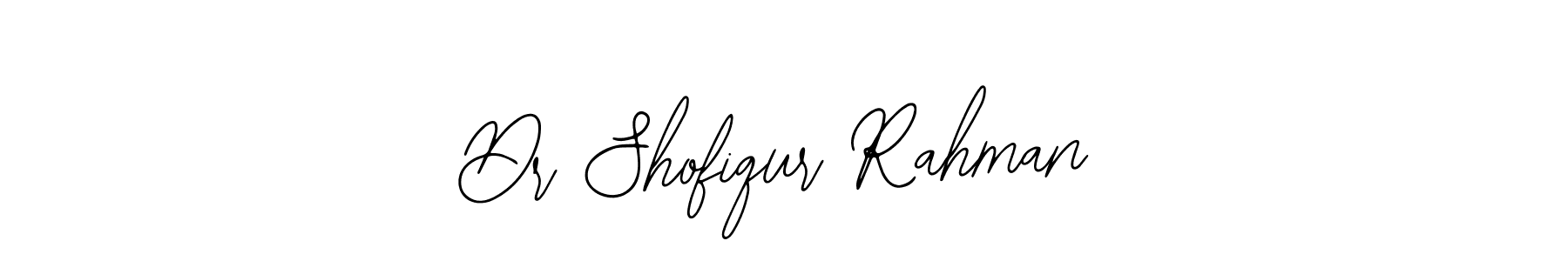 Bearetta-2O07w is a professional signature style that is perfect for those who want to add a touch of class to their signature. It is also a great choice for those who want to make their signature more unique. Get Dr Shofiqur Rahman name to fancy signature for free. Dr Shofiqur Rahman signature style 12 images and pictures png