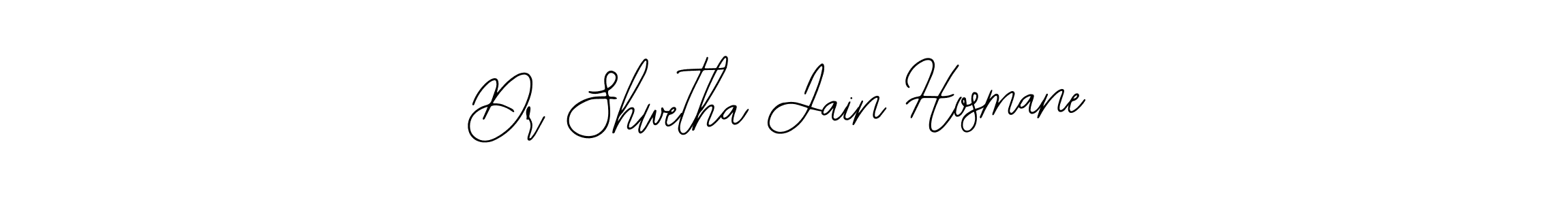 Make a beautiful signature design for name Dr Shwetha Jain Hosmane. Use this online signature maker to create a handwritten signature for free. Dr Shwetha Jain Hosmane signature style 12 images and pictures png