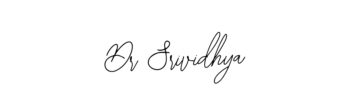 Design your own signature with our free online signature maker. With this signature software, you can create a handwritten (Bearetta-2O07w) signature for name Dr Srividhya. Dr Srividhya signature style 12 images and pictures png