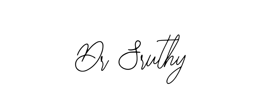 How to make Dr Sruthy signature? Bearetta-2O07w is a professional autograph style. Create handwritten signature for Dr Sruthy name. Dr Sruthy signature style 12 images and pictures png