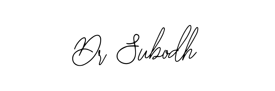 How to make Dr Subodh signature? Bearetta-2O07w is a professional autograph style. Create handwritten signature for Dr Subodh name. Dr Subodh signature style 12 images and pictures png