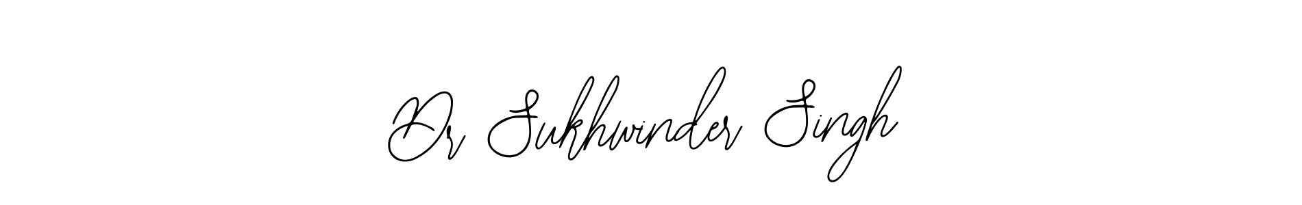 Create a beautiful signature design for name Dr Sukhwinder Singh. With this signature (Bearetta-2O07w) fonts, you can make a handwritten signature for free. Dr Sukhwinder Singh signature style 12 images and pictures png
