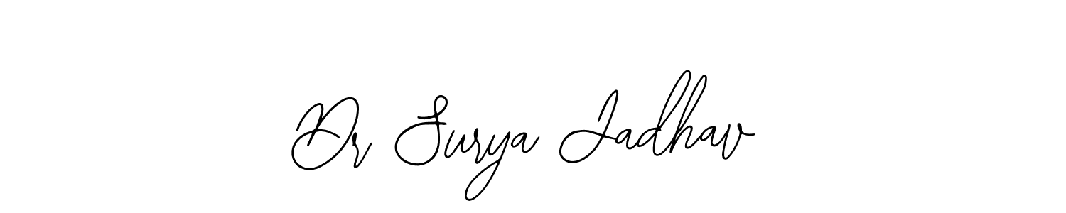 It looks lik you need a new signature style for name Dr Surya Jadhav. Design unique handwritten (Bearetta-2O07w) signature with our free signature maker in just a few clicks. Dr Surya Jadhav signature style 12 images and pictures png