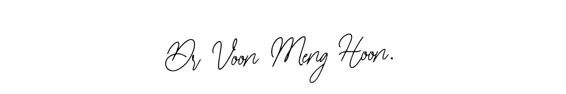 Use a signature maker to create a handwritten signature online. With this signature software, you can design (Bearetta-2O07w) your own signature for name Dr Voon Meng Hoon.. Dr Voon Meng Hoon. signature style 12 images and pictures png