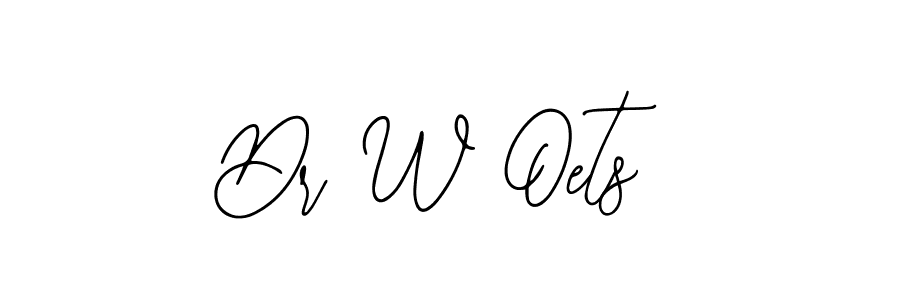 Make a beautiful signature design for name Dr W Oets. With this signature (Bearetta-2O07w) style, you can create a handwritten signature for free. Dr W Oets signature style 12 images and pictures png