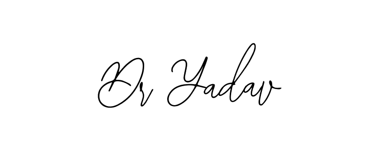 Use a signature maker to create a handwritten signature online. With this signature software, you can design (Bearetta-2O07w) your own signature for name Dr Yadav. Dr Yadav signature style 12 images and pictures png