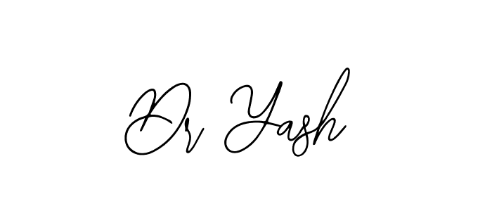 You should practise on your own different ways (Bearetta-2O07w) to write your name (Dr Yash) in signature. don't let someone else do it for you. Dr Yash signature style 12 images and pictures png