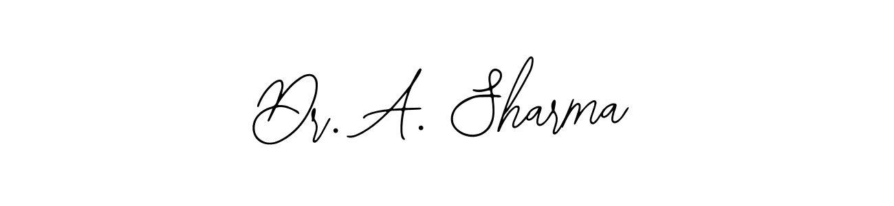if you are searching for the best signature style for your name Dr. A. Sharma. so please give up your signature search. here we have designed multiple signature styles  using Bearetta-2O07w. Dr. A. Sharma signature style 12 images and pictures png