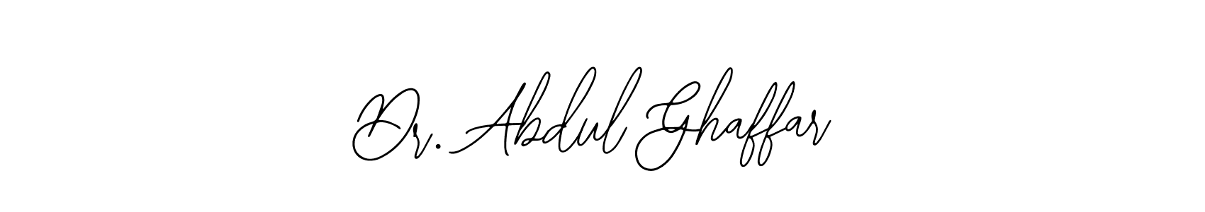 Make a beautiful signature design for name Dr. Abdul Ghaffar. Use this online signature maker to create a handwritten signature for free. Dr. Abdul Ghaffar signature style 12 images and pictures png