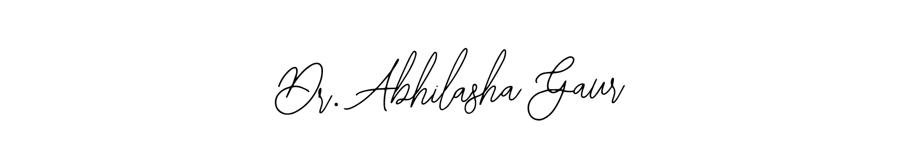 How to make Dr. Abhilasha Gaur name signature. Use Bearetta-2O07w style for creating short signs online. This is the latest handwritten sign. Dr. Abhilasha Gaur signature style 12 images and pictures png