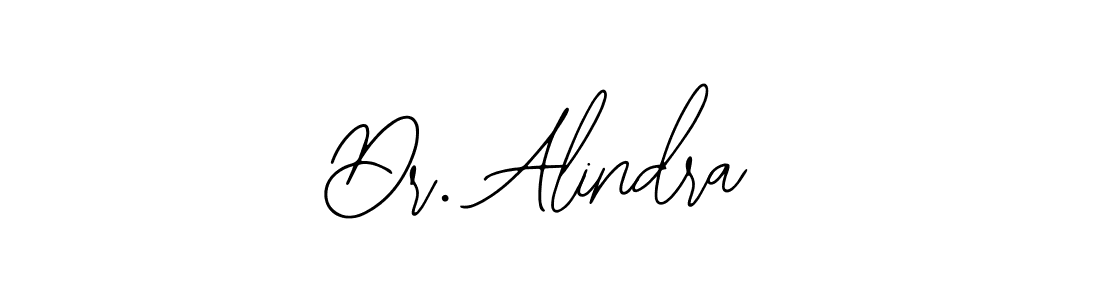if you are searching for the best signature style for your name Dr. Alindra. so please give up your signature search. here we have designed multiple signature styles  using Bearetta-2O07w. Dr. Alindra signature style 12 images and pictures png