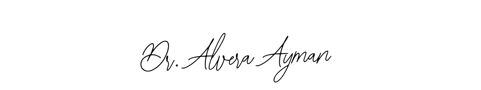 Make a short Dr. Alvera Ayman signature style. Manage your documents anywhere anytime using Bearetta-2O07w. Create and add eSignatures, submit forms, share and send files easily. Dr. Alvera Ayman signature style 12 images and pictures png