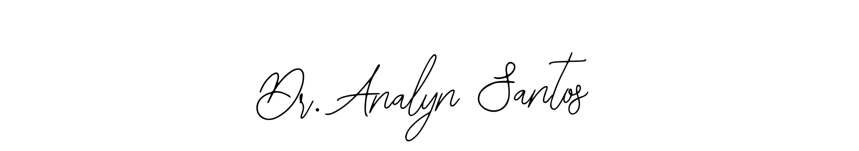 Also You can easily find your signature by using the search form. We will create Dr. Analyn Santos name handwritten signature images for you free of cost using Bearetta-2O07w sign style. Dr. Analyn Santos signature style 12 images and pictures png